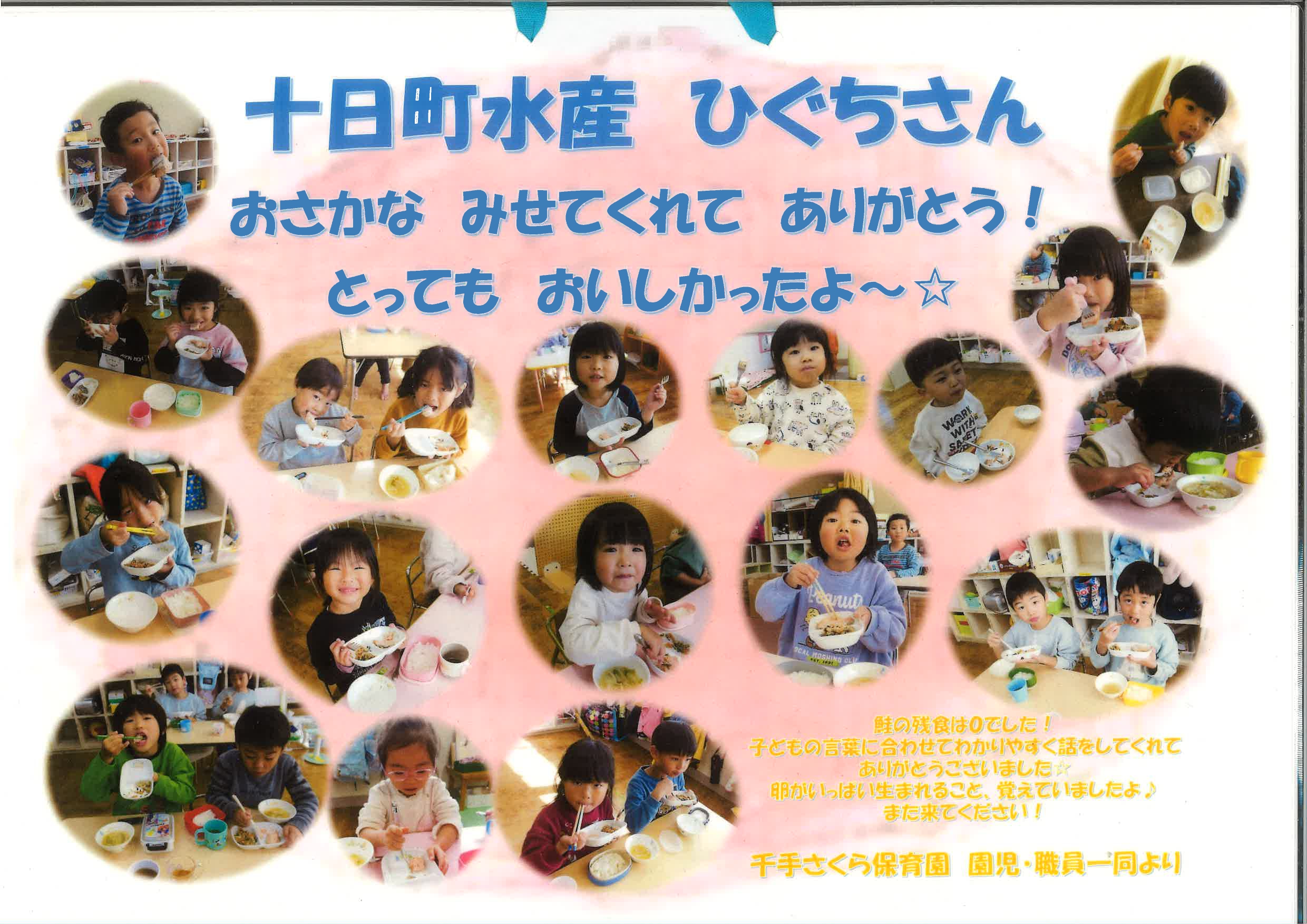 食育事業「魚の解体実演」を実施しました